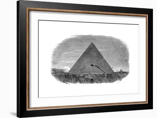 Great Pyramid of Cheops at Giza Being Used as an Astronomical Observatory-null-Framed Giclee Print