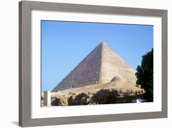Great Pyramid of Cheops at Giza, Egypt, 4th Dynasty, Old Kingdom, 26th Century Bc-null-Framed Photographic Print