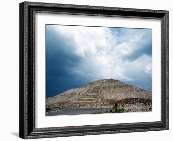 Great Pyramid of the Sun at Teotihuacan Aztec Ruins, Mexico-Russell Gordon-Framed Photographic Print