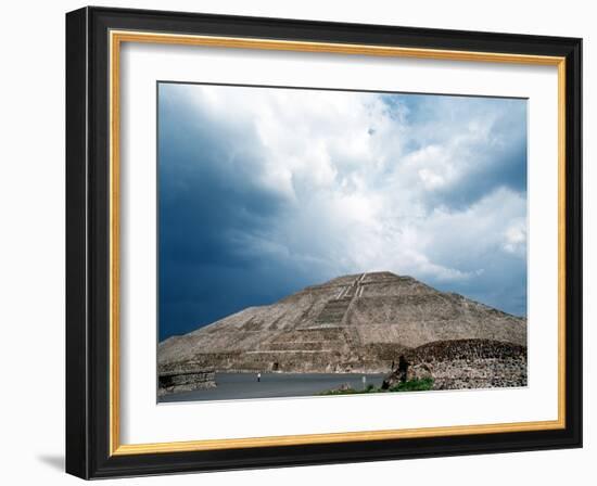 Great Pyramid of the Sun at Teotihuacan Aztec Ruins, Mexico-Russell Gordon-Framed Photographic Print