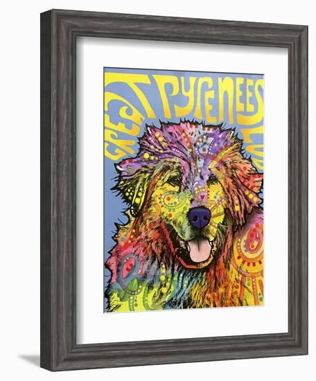 Great Pyrenees-Dean Russo-Framed Giclee Print