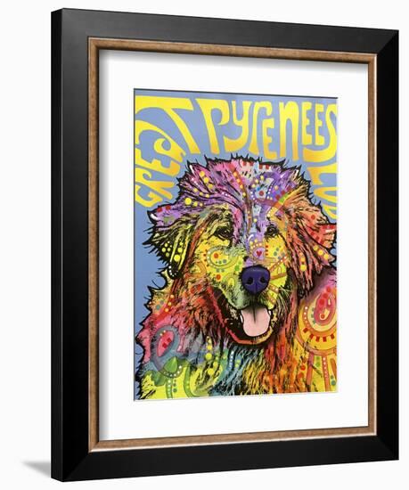 Great Pyrenees-Dean Russo-Framed Giclee Print