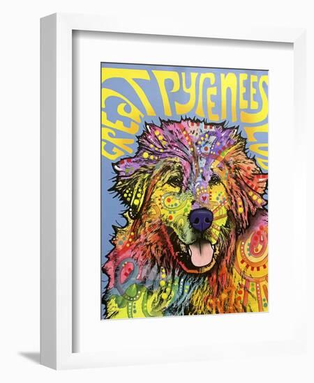 Great Pyrenees-Dean Russo-Framed Giclee Print