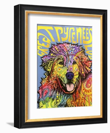 Great Pyrenees-Dean Russo-Framed Giclee Print