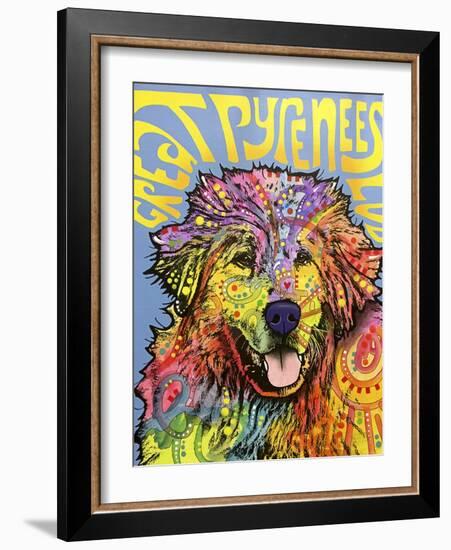 Great Pyrenees-Dean Russo-Framed Giclee Print