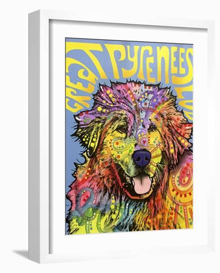 Great Pyrenees-Dean Russo-Framed Giclee Print