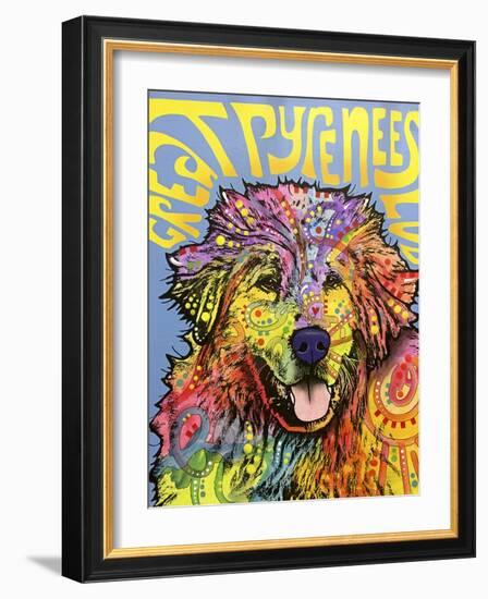 Great Pyrenees-Dean Russo-Framed Giclee Print