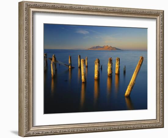 Great Salt Lake, Saltair, Great Basin, Utah, USA-Scott T. Smith-Framed Photographic Print