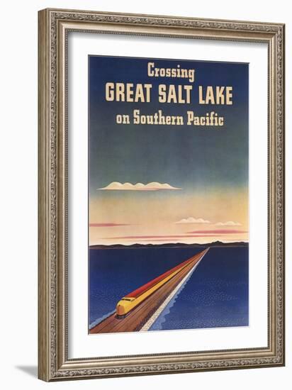 Great Salt Lake-null-Framed Giclee Print