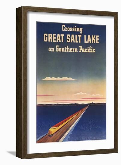 Great Salt Lake-null-Framed Giclee Print