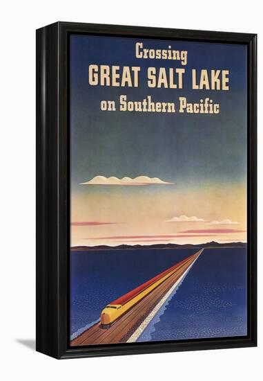 Great Salt Lake-null-Framed Premier Image Canvas
