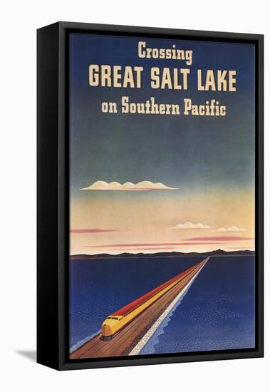 Great Salt Lake-null-Framed Premier Image Canvas