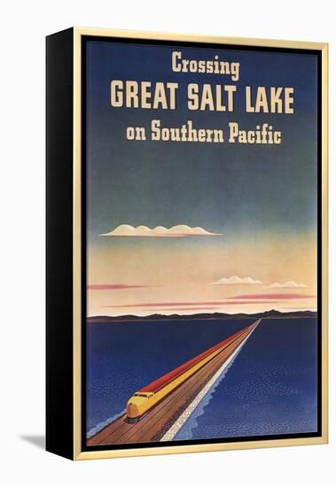 Great Salt Lake-null-Framed Premier Image Canvas