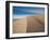 Great Sand Dunes, Co: a Sandy Ridge Line Vanishes into the Horizon-Brad Beck-Framed Photographic Print