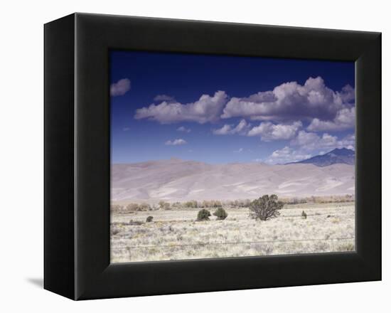 Great Sand Dunes National Monument at the Foot of the Sangre De Cristo Mountains in Colorado-Carol Highsmith-Framed Stretched Canvas