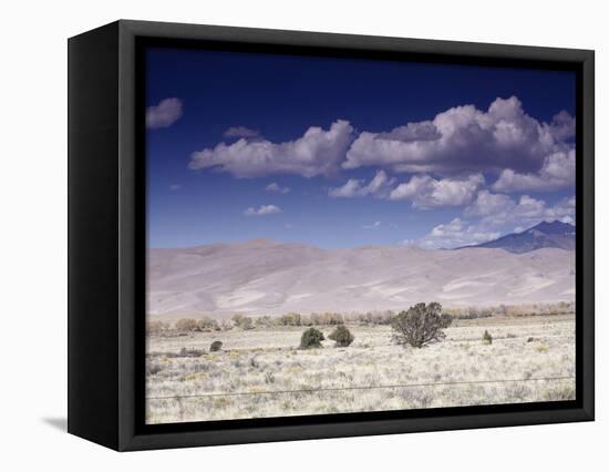 Great Sand Dunes National Monument at the Foot of the Sangre De Cristo Mountains in Colorado-Carol Highsmith-Framed Stretched Canvas