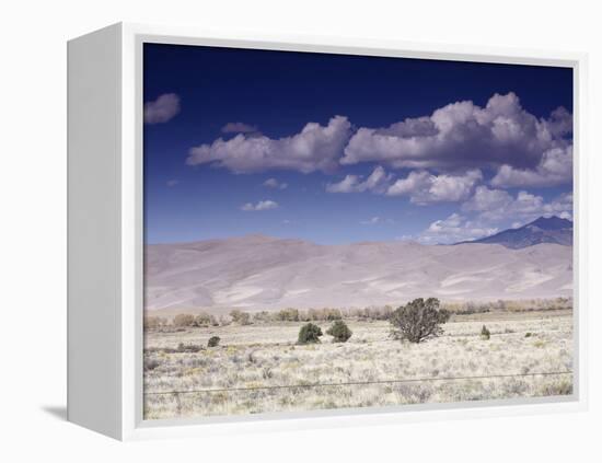 Great Sand Dunes National Monument at the Foot of the Sangre De Cristo Mountains in Colorado-Carol Highsmith-Framed Stretched Canvas