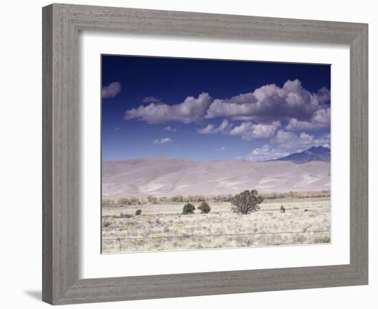 Great Sand Dunes National Monument at the Foot of the Sangre De Cristo Mountains in Colorado-Carol Highsmith-Framed Photo