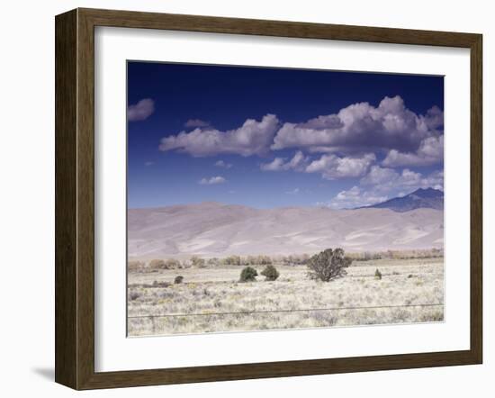 Great Sand Dunes National Monument at the Foot of the Sangre De Cristo Mountains in Colorado-Carol Highsmith-Framed Photo