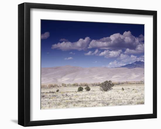 Great Sand Dunes National Monument at the Foot of the Sangre De Cristo Mountains in Colorado-Carol Highsmith-Framed Photo