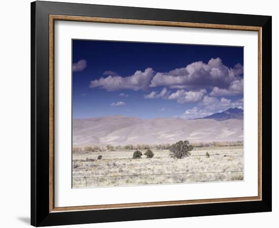 Great Sand Dunes National Monument at the Foot of the Sangre De Cristo Mountains in Colorado-Carol Highsmith-Framed Photo