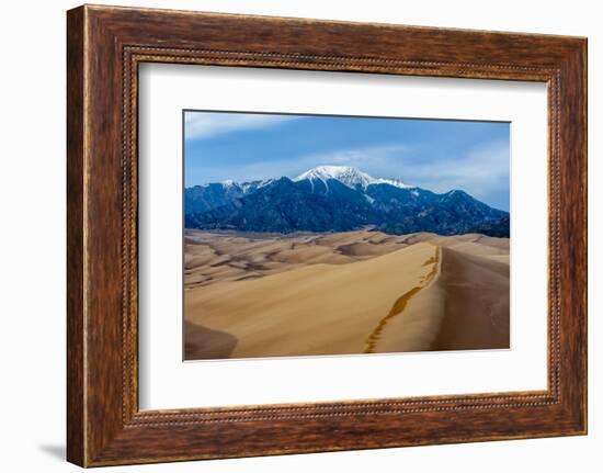 Great Sand Dunes National Park and Sangre Cristo Mountains, Colorado-Howie Garber-Framed Photographic Print