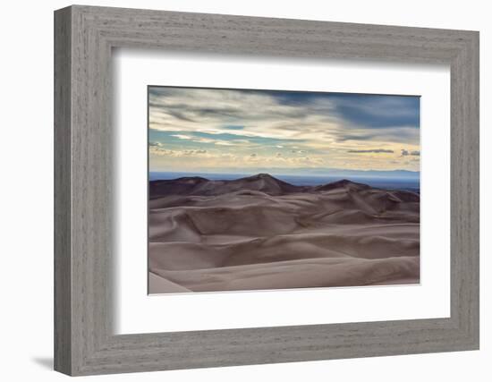 Great Sand Dunes National Park and Sangre Cristo Mountains, Colorado-Howie Garber-Framed Photographic Print