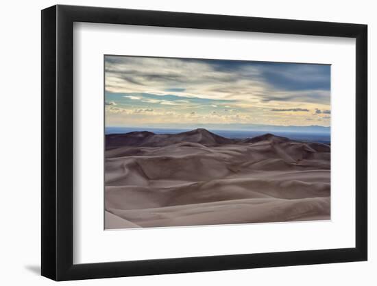 Great Sand Dunes National Park and Sangre Cristo Mountains, Colorado-Howie Garber-Framed Photographic Print