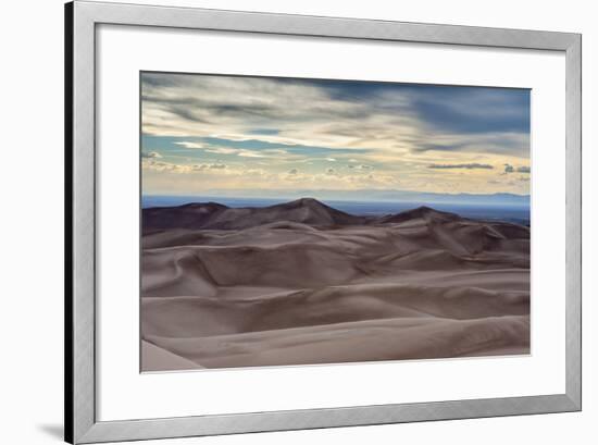 Great Sand Dunes National Park and Sangre Cristo Mountains, Colorado-Howie Garber-Framed Photographic Print