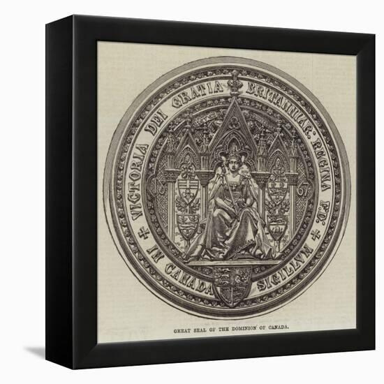 Great Seal of the Dominion of Canada-null-Framed Premier Image Canvas