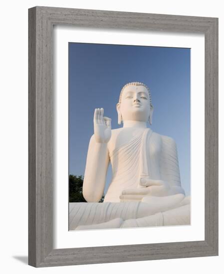 Great Seated Figure of the Buddha, Mihintale, Sri Lanka, Asia-Gavin Hellier-Framed Photographic Print