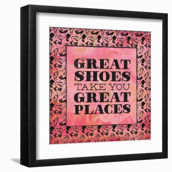 Great Shoes-Ashley Sta Teresa-Framed Art Print