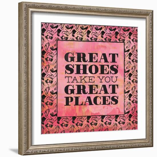 Great Shoes-Ashley Sta Teresa-Framed Art Print