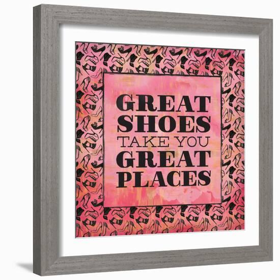 Great Shoes-Ashley Sta Teresa-Framed Art Print