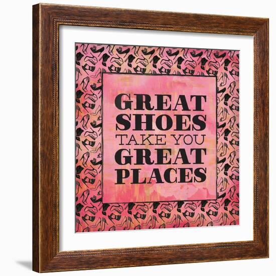 Great Shoes-Ashley Sta Teresa-Framed Art Print
