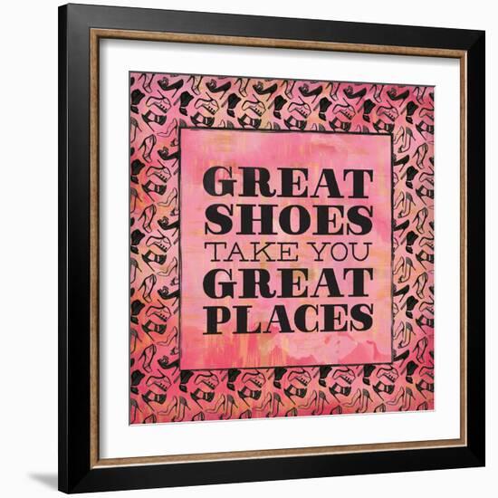 Great Shoes-Ashley Sta Teresa-Framed Art Print