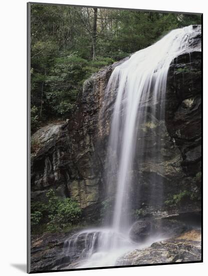 Great Smoky Mountains, a Waterfall Flows from the Forest-Christopher Talbot Frank-Mounted Photographic Print