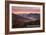 Great Smoky Mountains, Tennessee - Sunset-Lantern Press-Framed Art Print