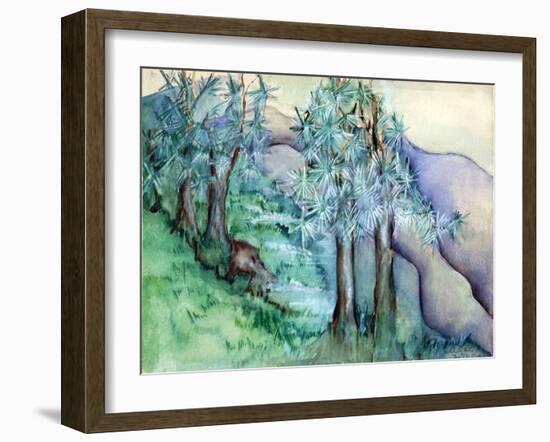 Great Smoky Mountains-Zelda Fitzgerald-Framed Premium Giclee Print