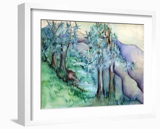 Great Smoky Mountains-Zelda Fitzgerald-Framed Premium Giclee Print