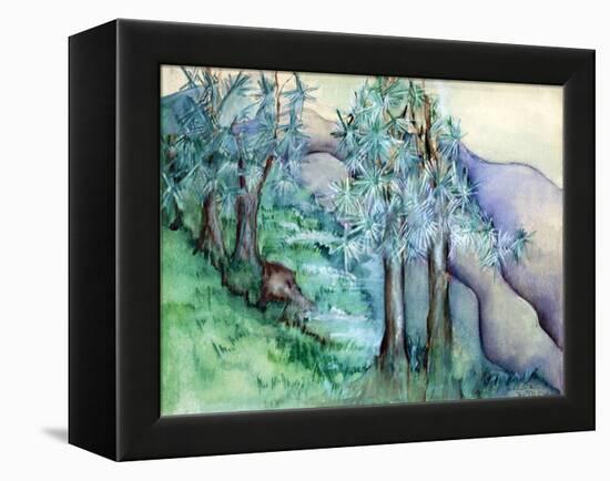 Great Smoky Mountains-Zelda Fitzgerald-Framed Stretched Canvas