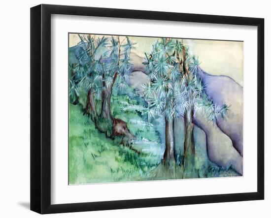 Great Smoky Mountains-Zelda Fitzgerald-Framed Art Print