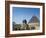 Great Sphinx and Pyramid of Khephren and Menkaure (to left) 4th dynasty, Giza, Egypt-null-Framed Photographic Print