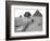 Great Sphinx and Pyramids at Giza-Bettmann-Framed Photographic Print