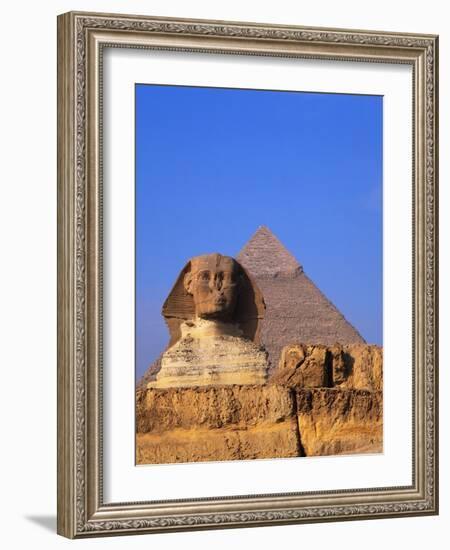 Great Sphinx and the Pyramid of Khafre-Leslie Richard Jacobs-Framed Photographic Print