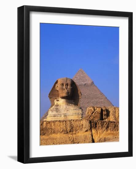 Great Sphinx and the Pyramid of Khafre-Leslie Richard Jacobs-Framed Photographic Print