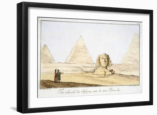 Great Sphinx and Three Pyramids, 18th Century-Tuscher Hafniae-Framed Giclee Print