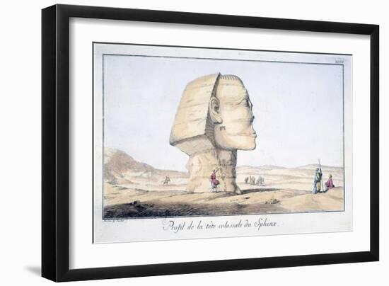 Great Sphinx Head in Profile, 18th Century-Tuscher Hafniae-Framed Giclee Print