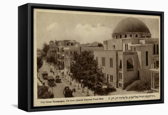 Great Synagogue, Tel Aviv, Israel-null-Framed Premier Image Canvas