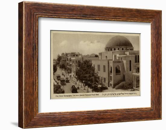 Great Synagogue, Tel Aviv, Israel-null-Framed Photographic Print